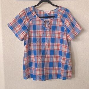 Como Vintage Women’s Cotton Top Size L